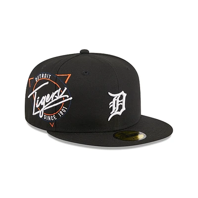 Detroit Tigers MLB Neon 59FIFTY Cerrada