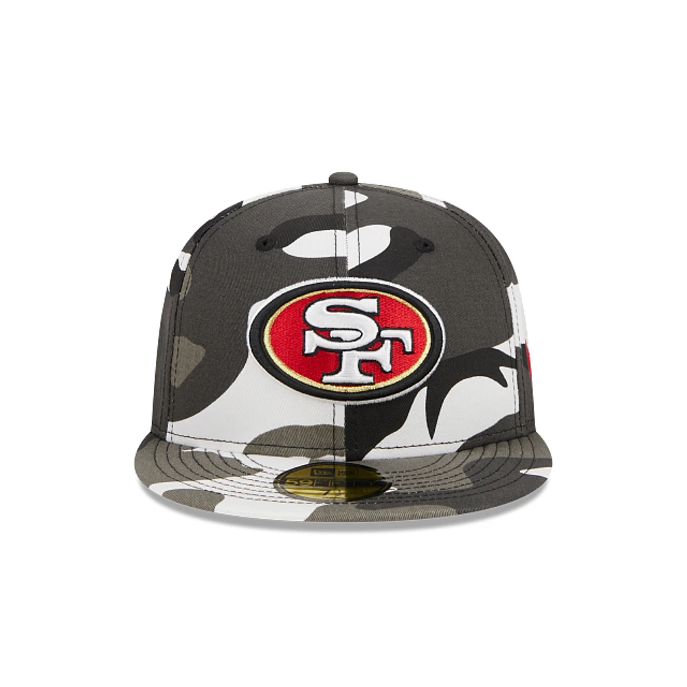 San Francisco 49Ers NFL Camo 59FIFTY Cerrada