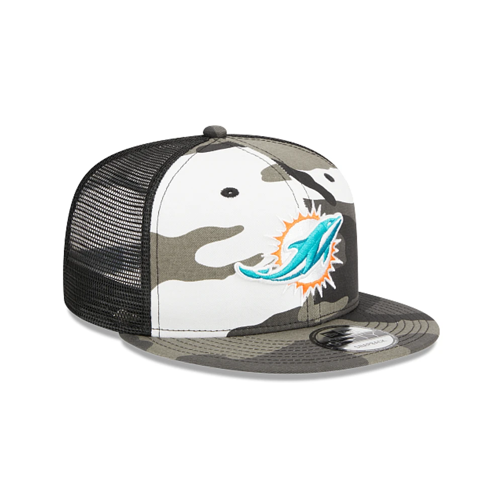 Miami Dolphins NFL Camo 9FIFTY Strapback