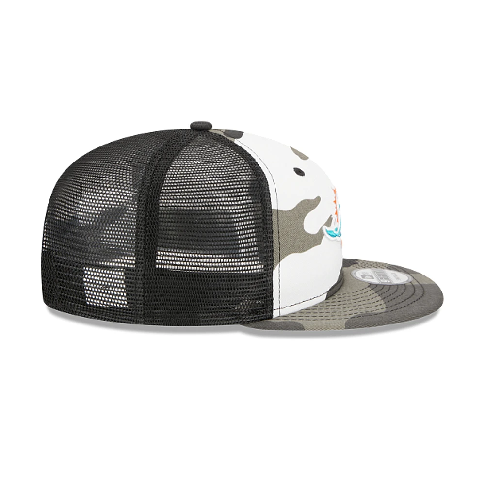 Miami Dolphins NFL Camo 9FIFTY Strapback