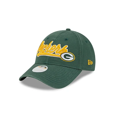 Green Bay Packers NFL Cheer 9FORTY Strapback para Mujer