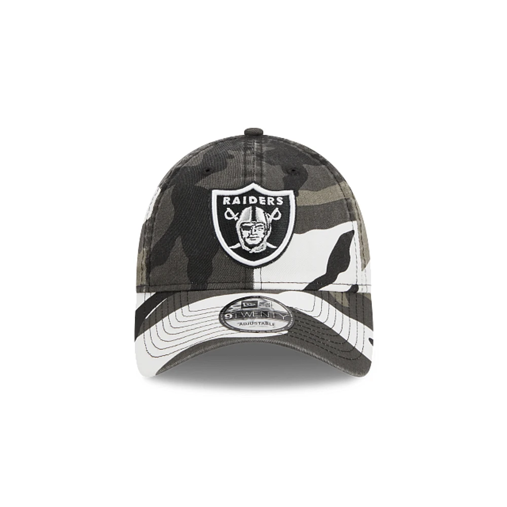 Las Vegas Raiders NFL Camo 9TWENTY Strapback