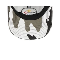 Pittsburgh Steelers NFL Camo 9TWENTY Strapback