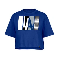 Playera Manga Corta Los Angeles Dodgers MLB Athleisure para Mujer