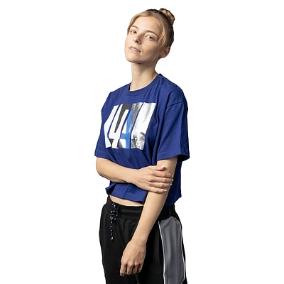 Playera Manga Corta Los Angeles Dodgers MLB Athleisure para Mujer