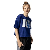 Playera Manga Corta Los Angeles Dodgers MLB Athleisure para Mujer