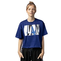 Playera Manga Corta Los Angeles Dodgers MLB Athleisure para Mujer