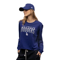 Playera Manga Larga Los Angeles Dodgers MLB Active para Mujer