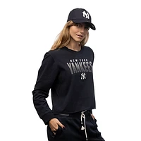 Playera Manga Larga New York Yankees MLB Active para Mujer