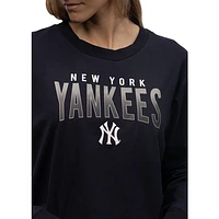 Playera Manga Larga New York Yankees MLB Active para Mujer