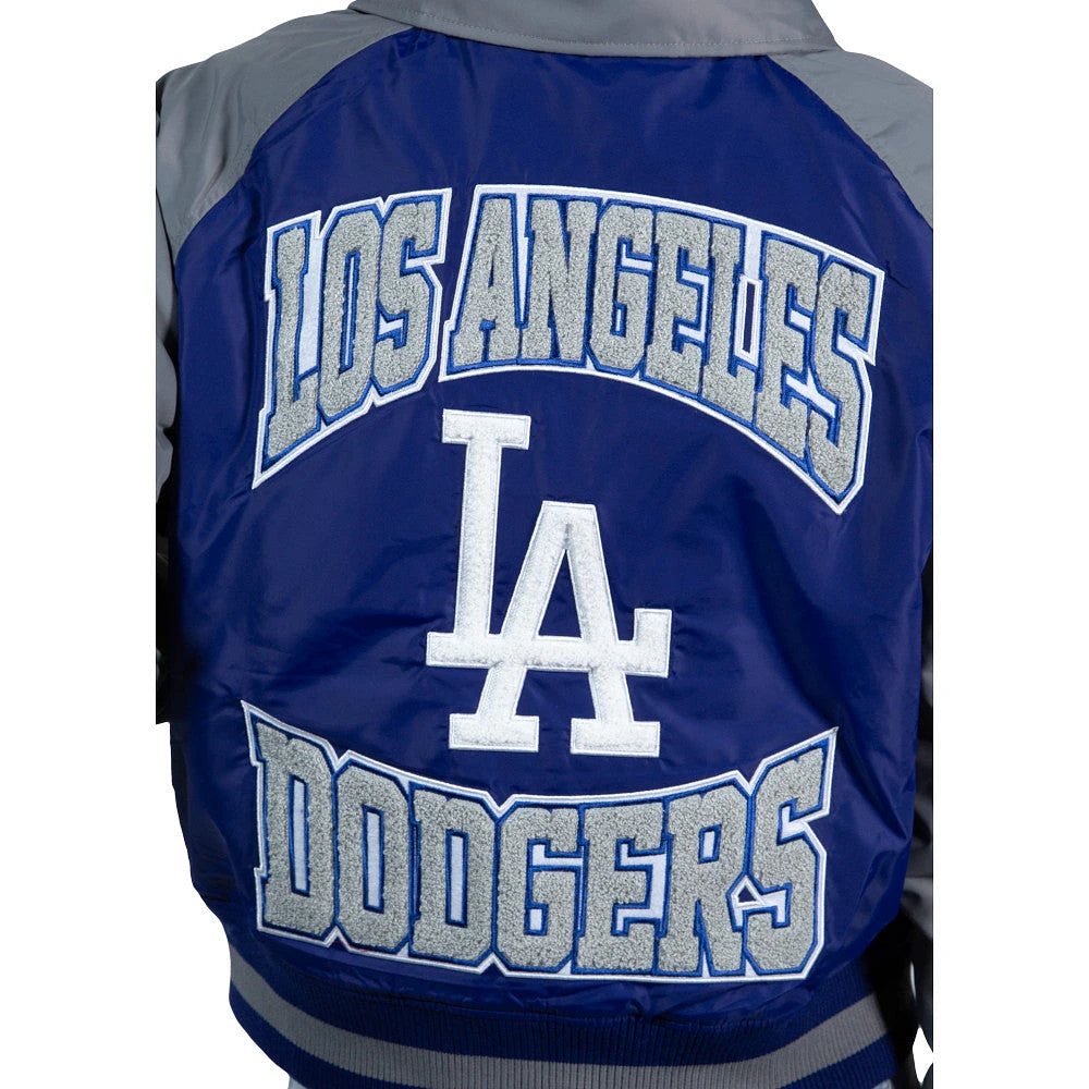 Chamarra Los Angeles Dodgers MLB Throwback para Mujer