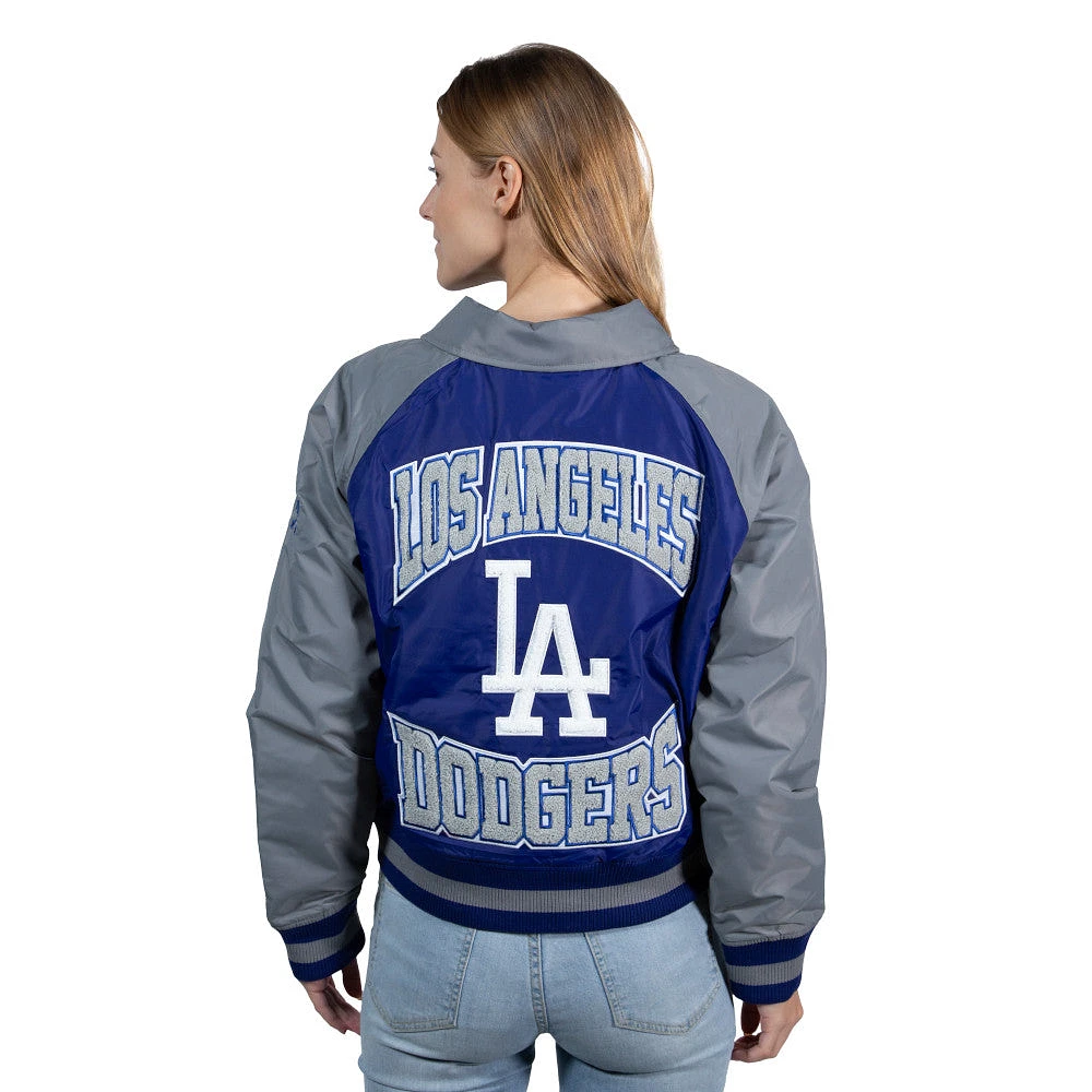 Chamarra Los Angeles Dodgers MLB Throwback para Mujer