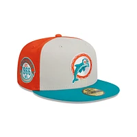 Miami Dolphins NFL Sideline Historic 59FIFTY Cerrada