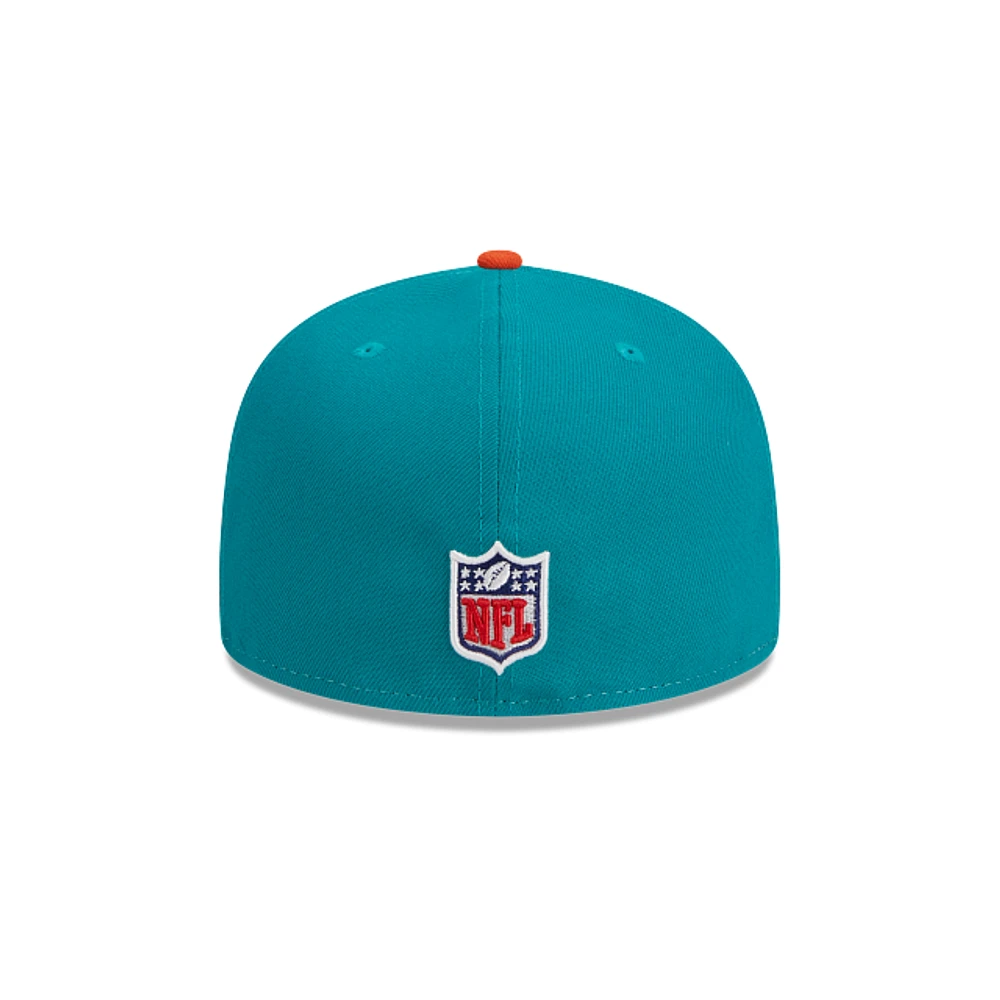 Miami Dolphins NFL Sideline Historic 59FIFTY Cerrada