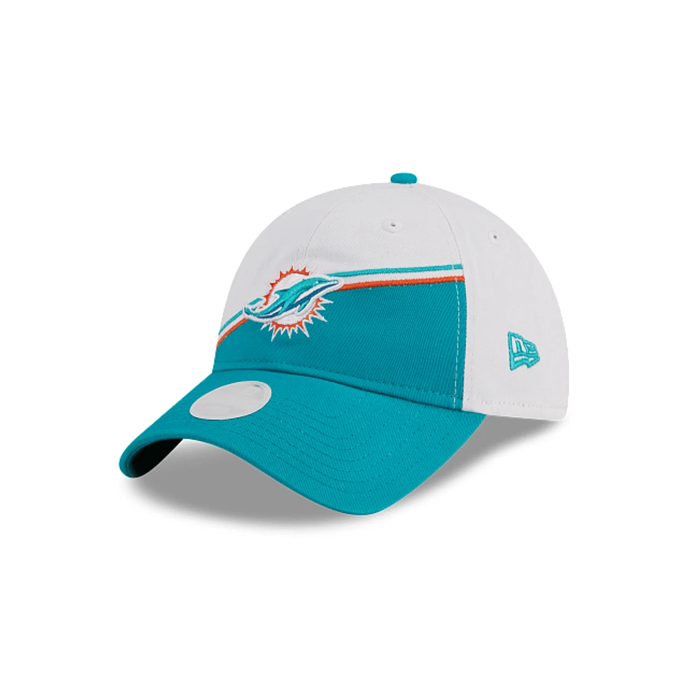 Miami Dolphins NFL Sideline 9TWENTY Strapback para Mujer