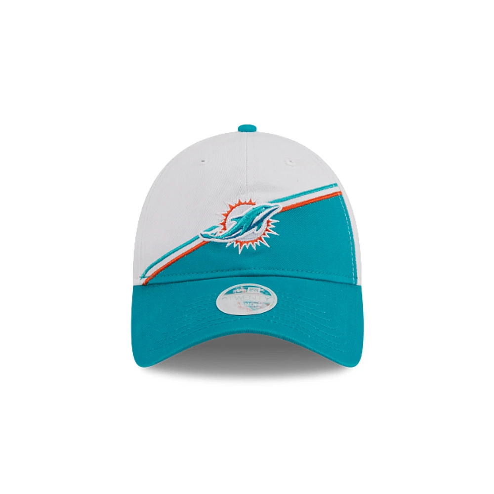 Miami Dolphins NFL Sideline 9TWENTY Strapback para Mujer