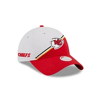 Kansas City Chiefs NFL Sideline 9TWENTY Strapback para Mujer