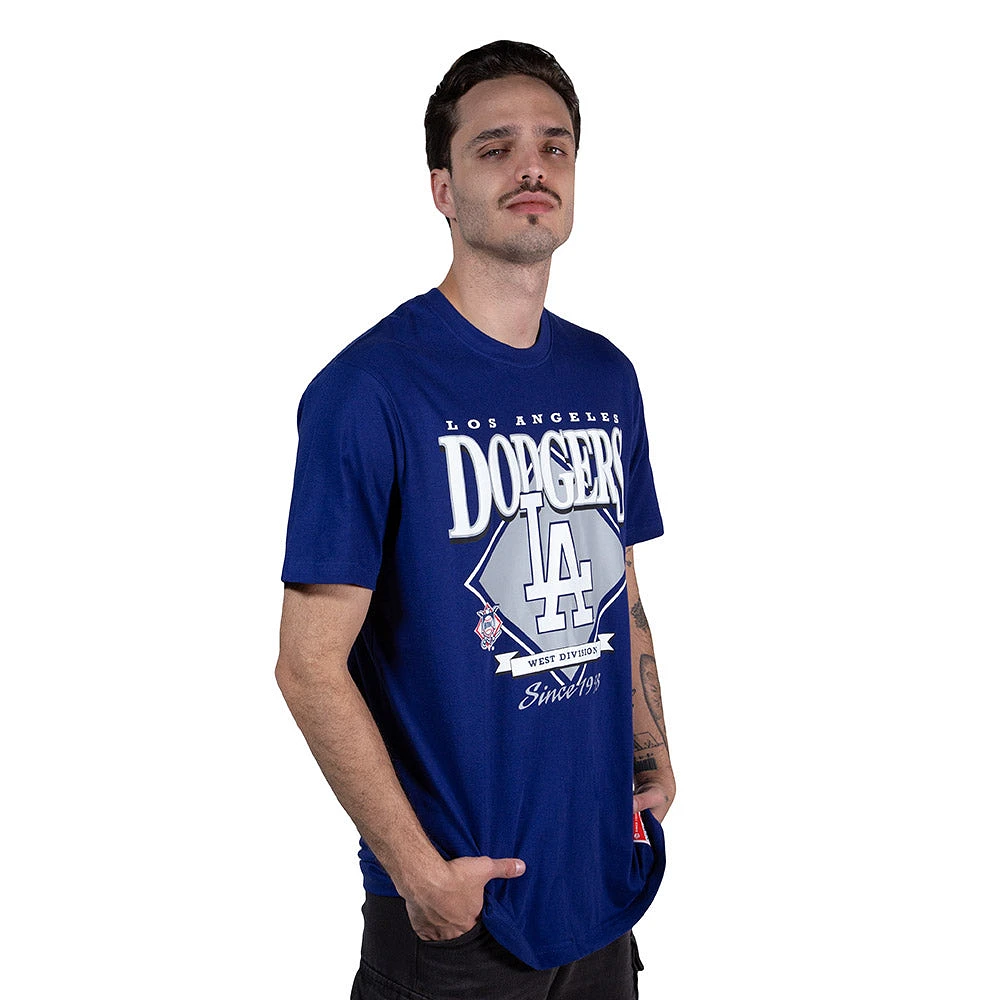 Playera Manga Corta Los Angeles Dodgers MLB Throwback