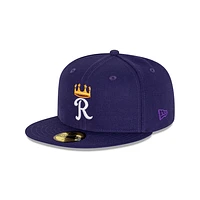 Kansas City Royals MLB Royal Purple 59FIFTY Cerrada