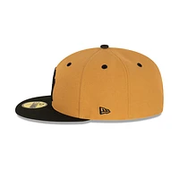 New York Yankees MLB Wheat Black 59FIFTY Cerrada