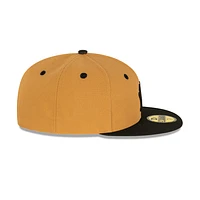 New York Yankees MLB Wheat Black 59FIFTY Cerrada