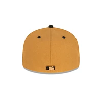 Los Angeles Dodgers MLB Wheat Black 59FIFTY Cerrada