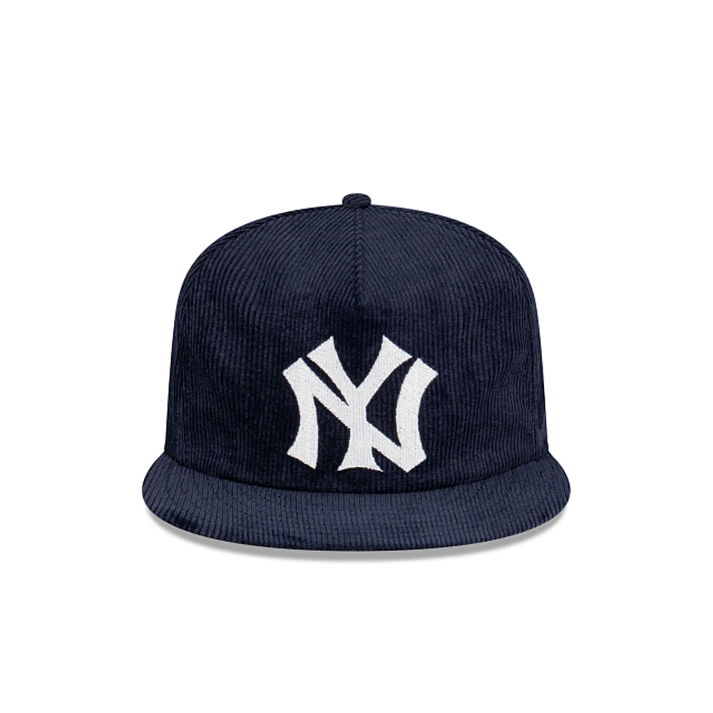 New York Yankees MLB Cooperstown Corduroy Golfer Snapback