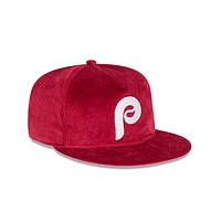 Philadelphia Phillies MLB Cooperstown Corduroy Golfer Snapback