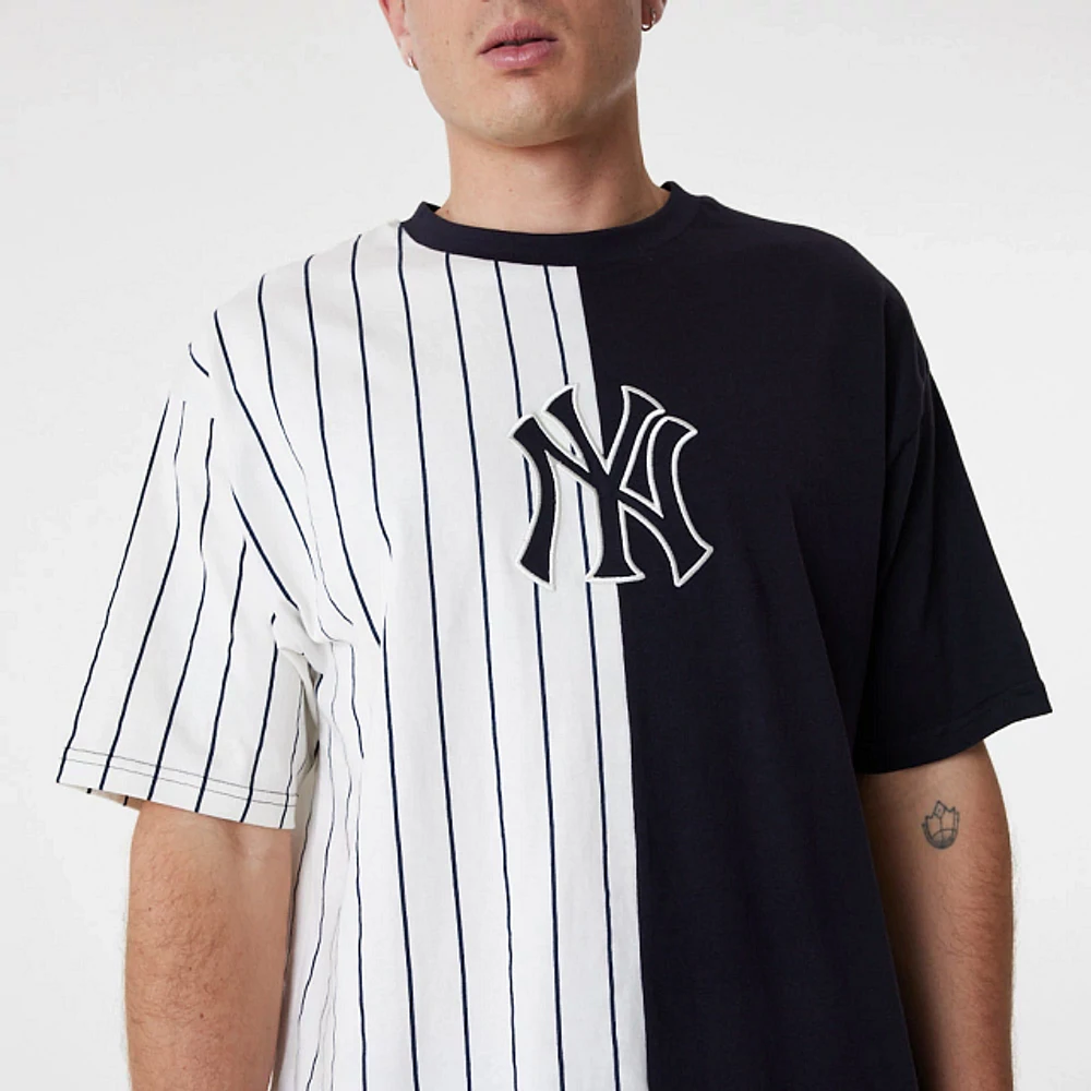 Playera Manga Corta New York Yankees MLB Half Striped