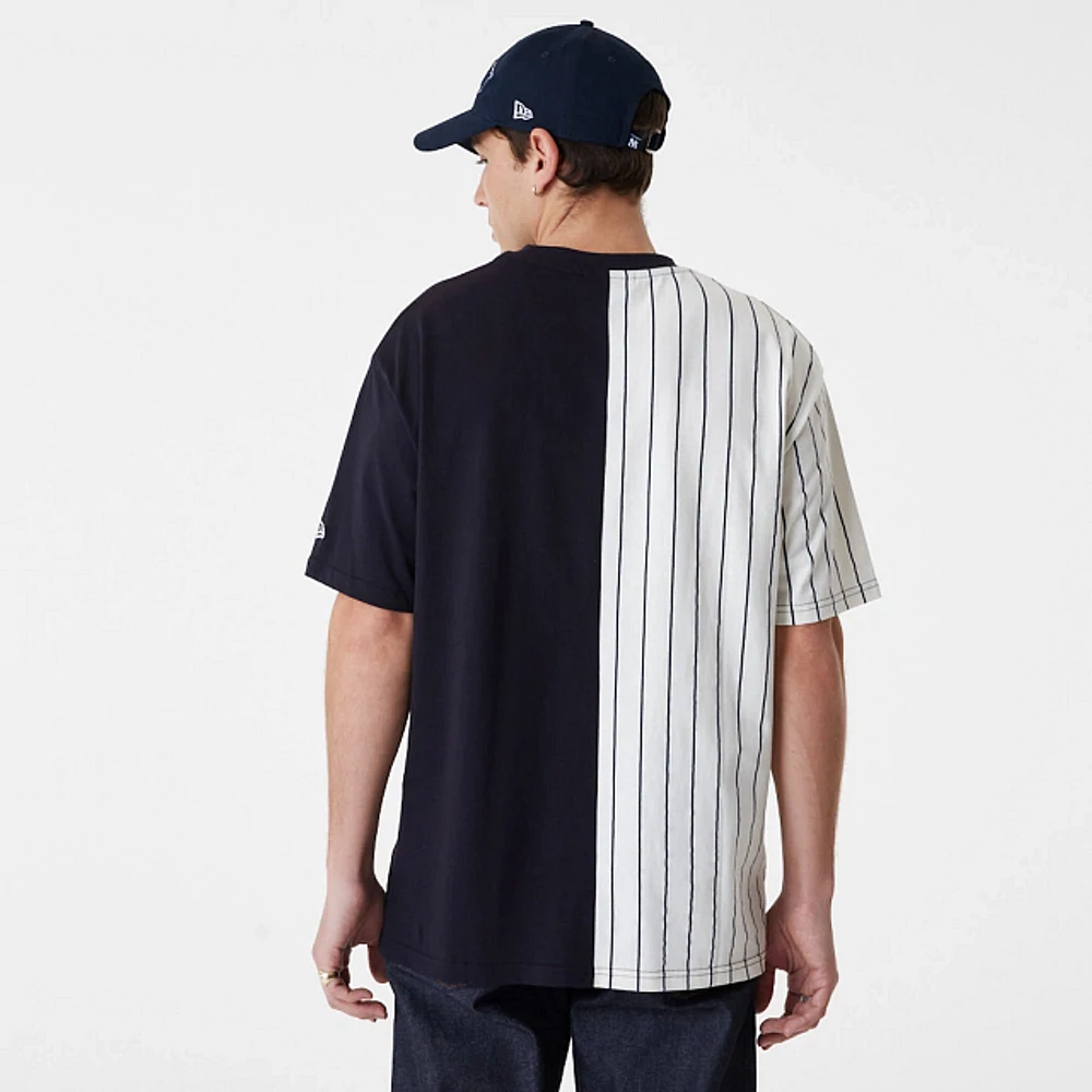 Playera Manga Corta New York Yankees MLB Half Striped