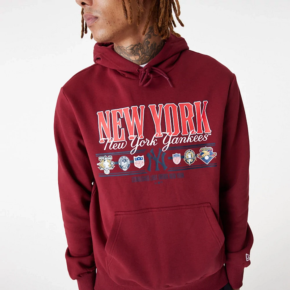 Sudadera New York Yankees MLB Graphic Roja