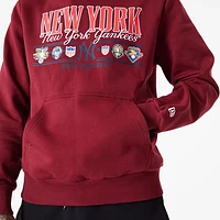 Sudadera New York Yankees MLB Graphic Roja