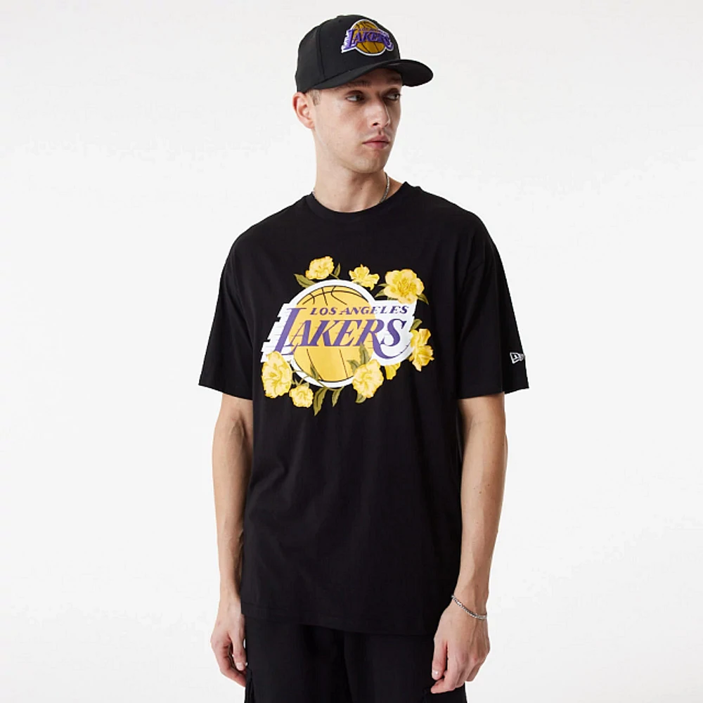 Playera Manga Corta Los Angeles Lakers NBA Graphic Floral