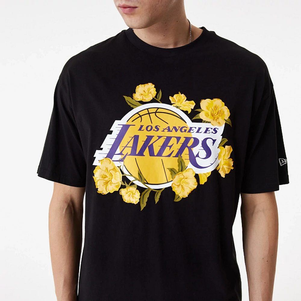 Playera Manga Corta Los Angeles Lakers NBA Graphic Floral