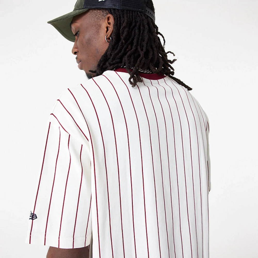 Playera Manga Corta New Era Pinstripe