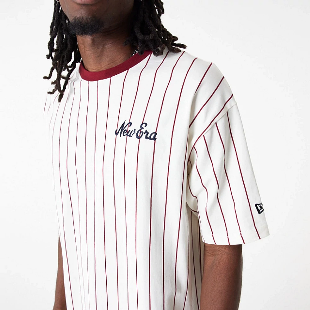 Playera Manga Corta New Era Pinstripe