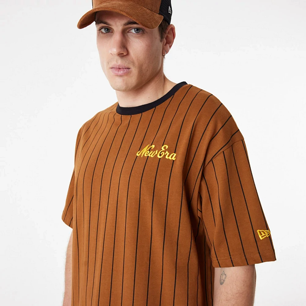 Playera Manga Corta New Era Pinstripe