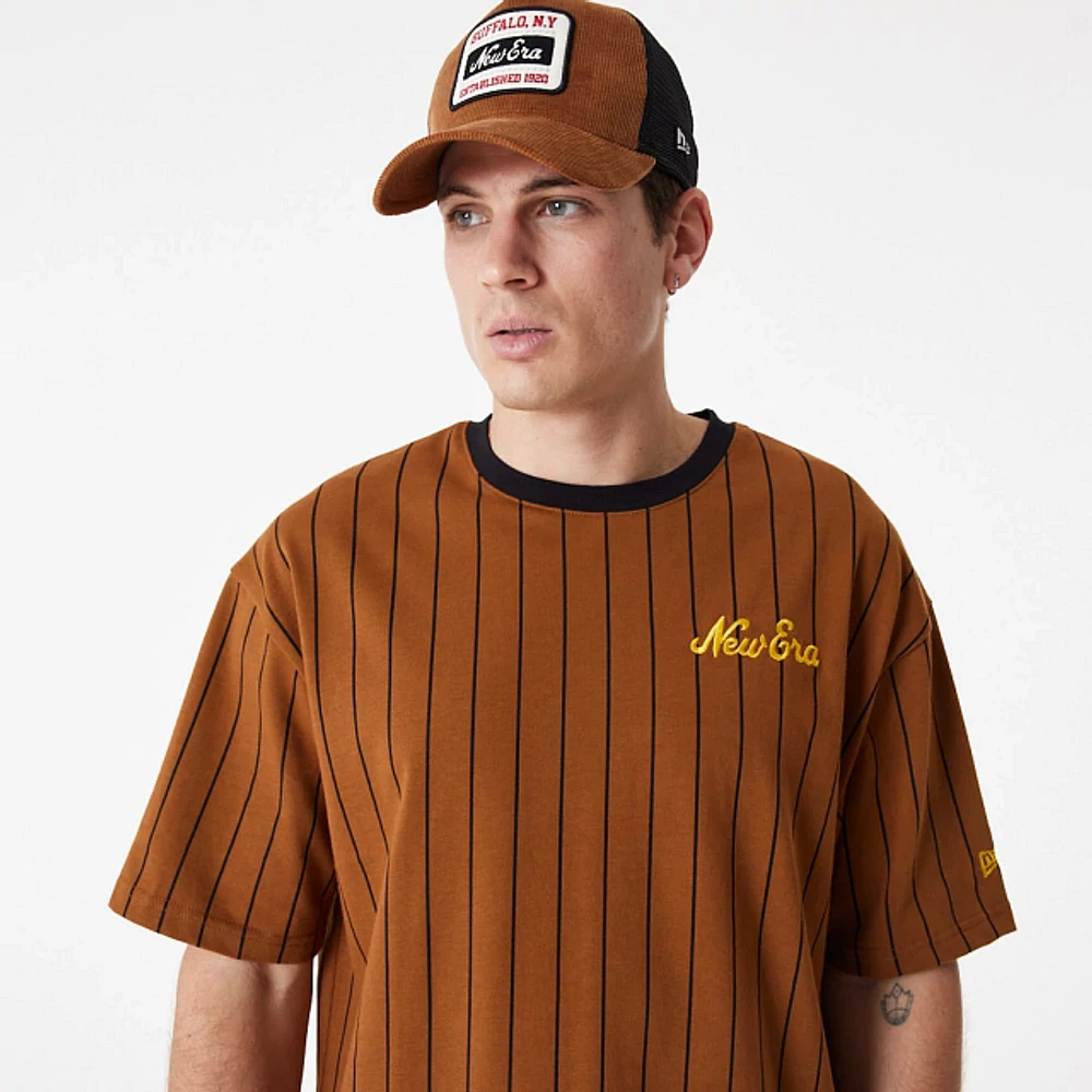 Playera Manga Corta New Era Pinstripe