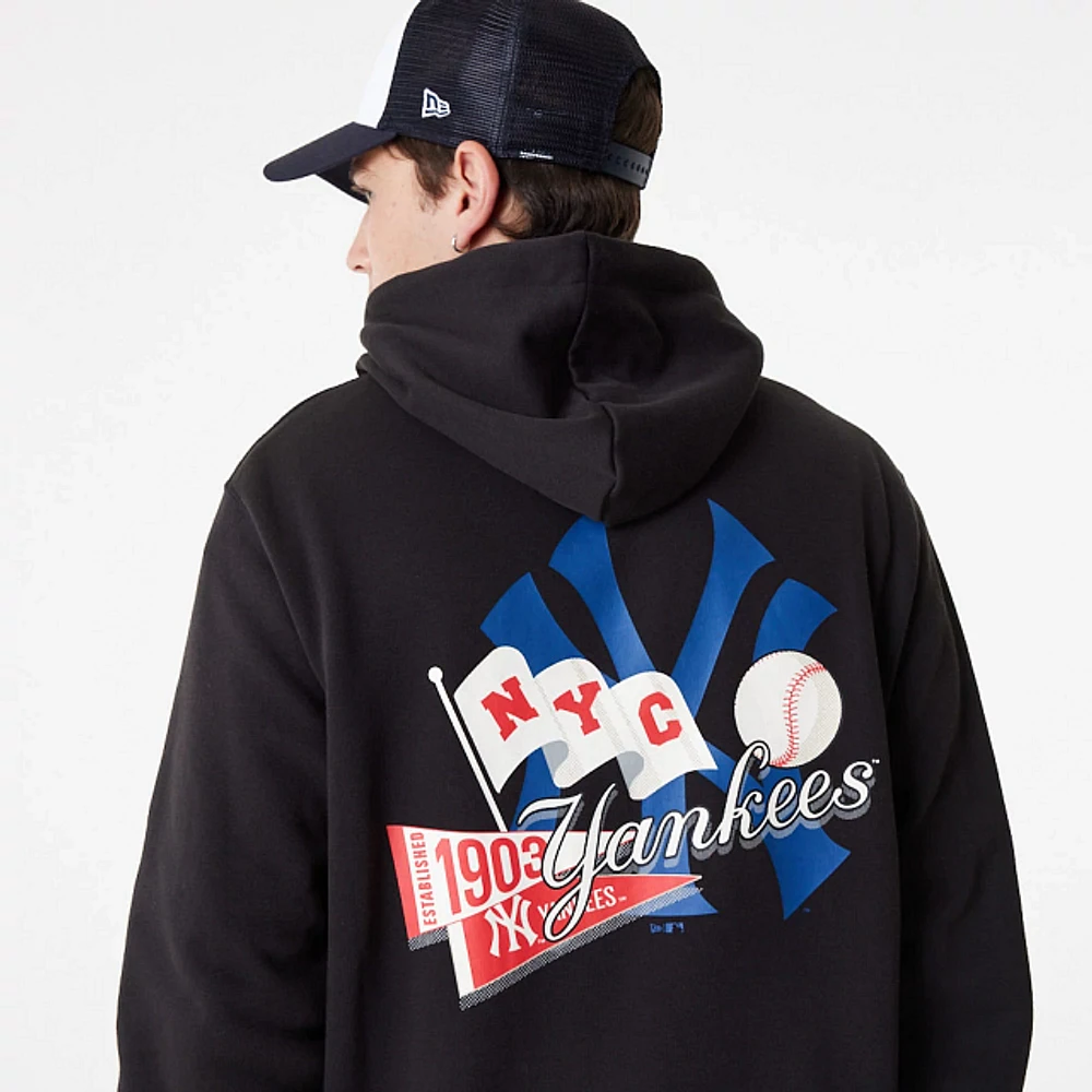 Sudadera New York Yankees MLB Graphic Negra