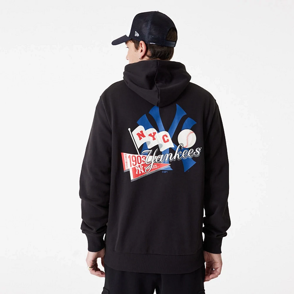 Sudadera New York Yankees MLB Graphic Negra