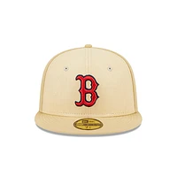 Boston Red Sox MLB Raffia Front 59FIFTY Cerrada