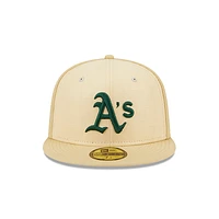 Oakland Athletics MLB Raffia Front 59FIFTY Cerrada