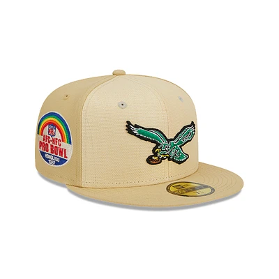 Philadelphia Eagles NFL Raffia Front 59FIFTY Cerrada