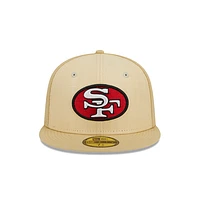 San Francisco 49Ers NFL Raffia Front 59FIFTY Cerrada