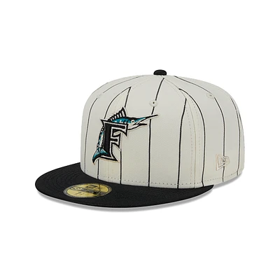 Miami Marlins MLB Team Shimmer 59FIFTY Cerrada