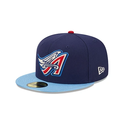 Los Angeles Angels MLB Team Shimmer 59FIFTY Cerrada