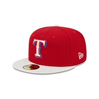 Texas Rangers MLB Team Shimmer 59FIFTY Cerrada