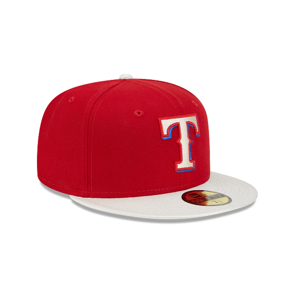 Texas Rangers MLB Team Shimmer 59FIFTY Cerrada