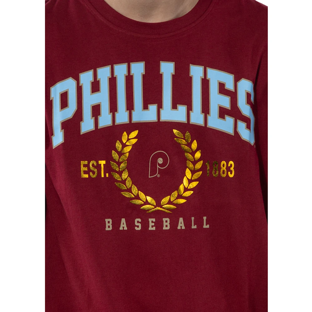 Playera Manga Corta Philadelphia Phillies MLB Gold Leaf