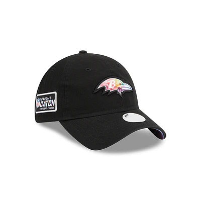 Baltimore Ravens NFL Crucial Catch 2023 9TWENTY Strapback para Mujer